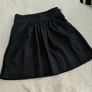 Anthropologie Odille Navy Skirt